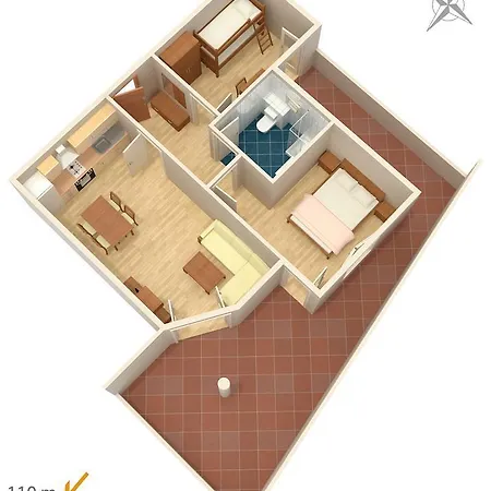 3193n Appartamento Tučepi